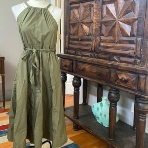 Banana Republic Cotton halter dress